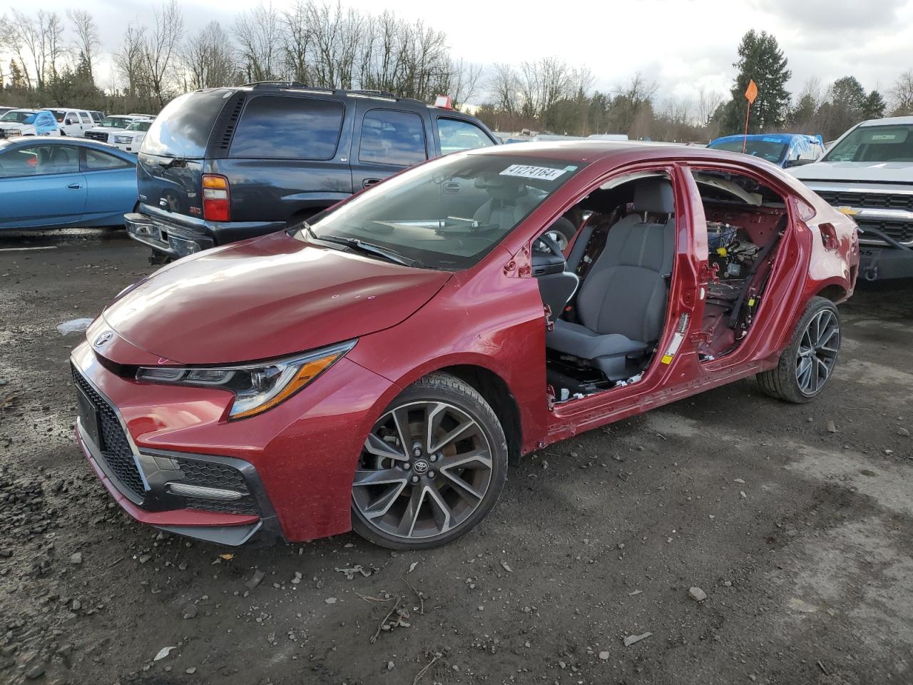 2022 TOYOTA COROLLA SE VIN:JTDS4MCE3NJ081878