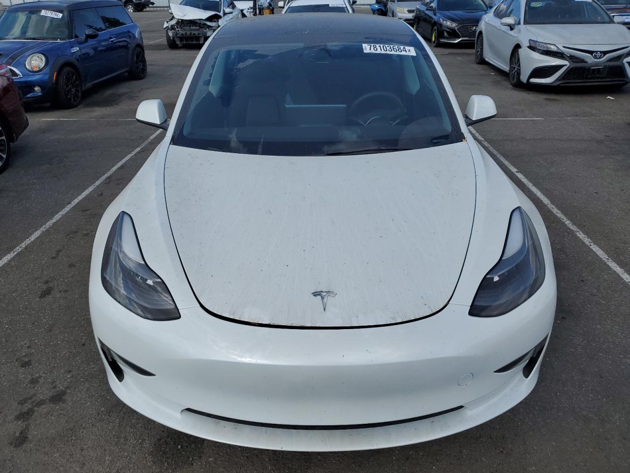 2023 TESLA MODEL 3  VIN:5YJ3E1EA1PF598293