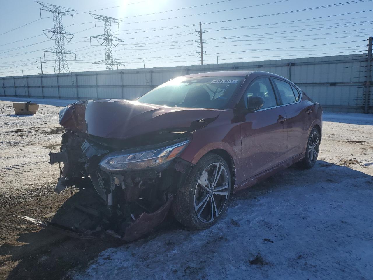 2022 NISSAN SENTRA SR VIN:3N1AB8DV1NY300388
