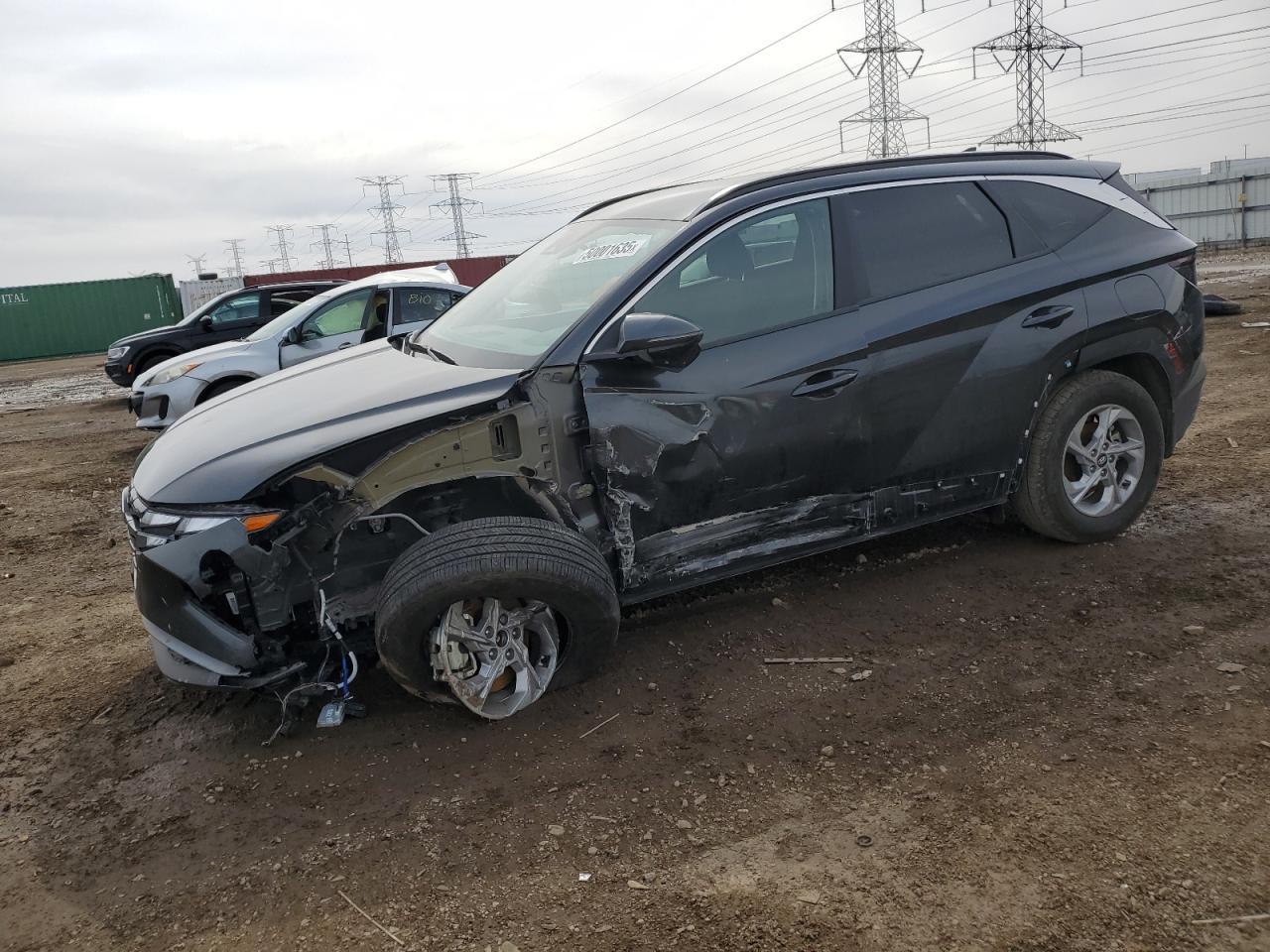 2022 HYUNDAI TUCSON SEL VIN:5NMJBCAE3NH158334