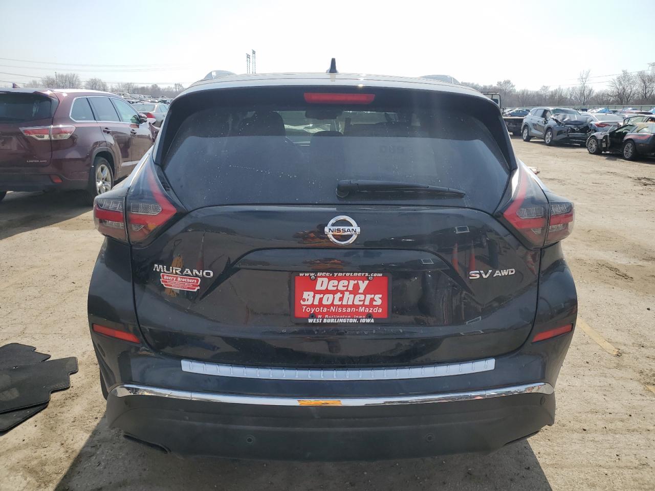 2022 NISSAN MURANO SV VIN:5N1AZ2BS1NC126891