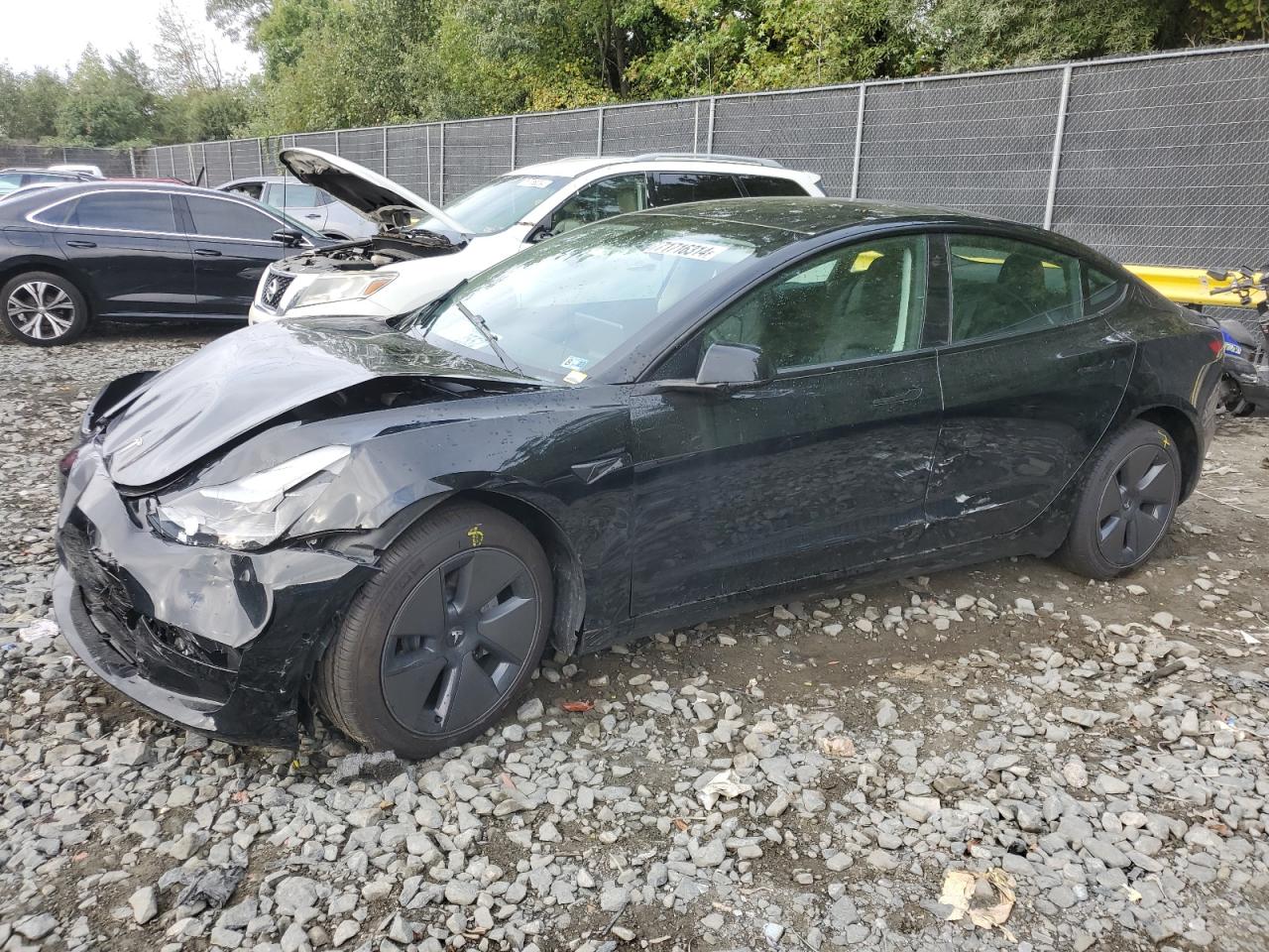 2022 TESLA MODEL 3  VIN:5YJ3E1EB8NF333537