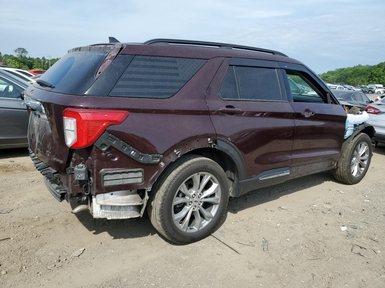 2022 FORD EXPLORER XLT VIN:1FMSK8DH3NGC50067