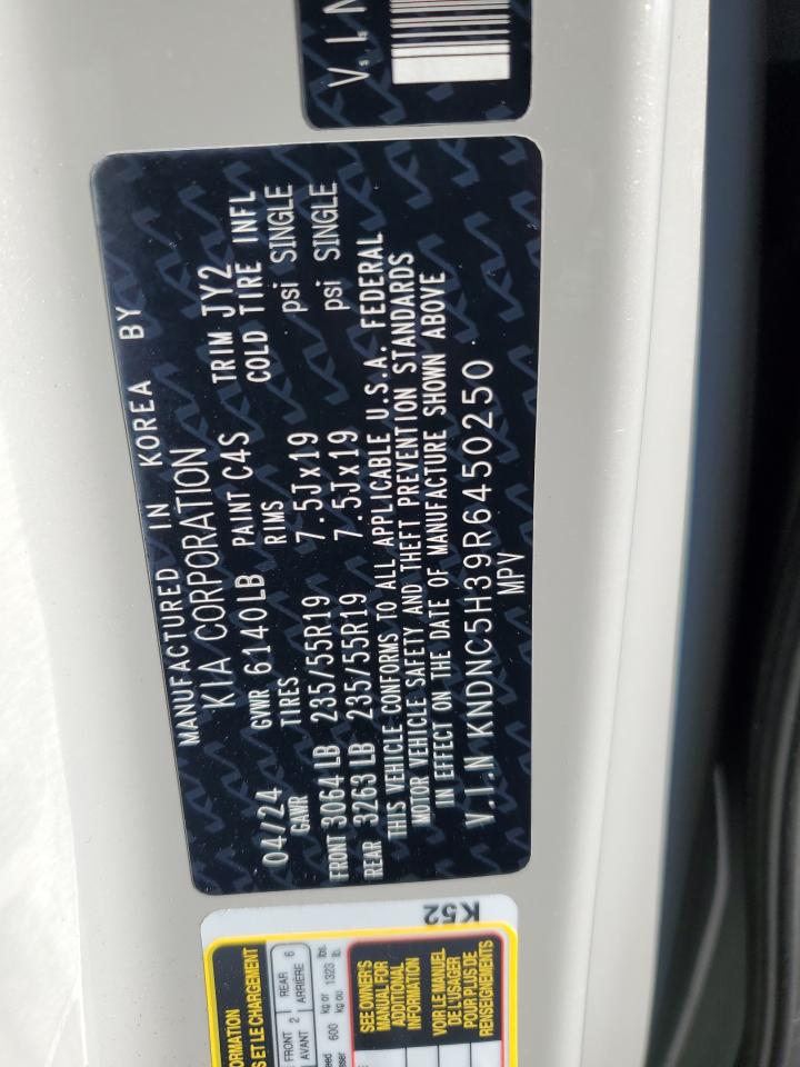 2024 KIA CARNIVAL EX VIN:KNDNC5H39R6450250