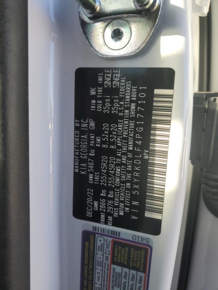 2023 KIA SORENTO SX VIN:5XYRKDLF4PG177101