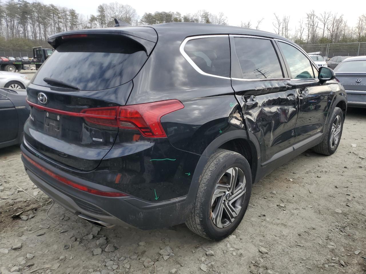 2022 HYUNDAI SANTA FE SE VIN:5NMS1DAJ3NH383945