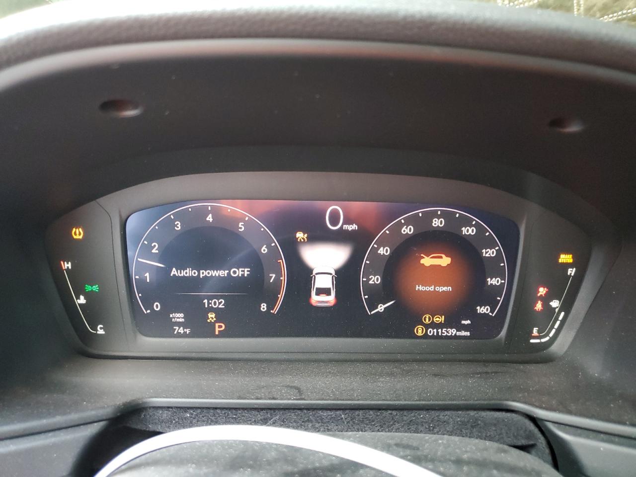 2023 HONDA ACCORD EX VIN:1HGCY1F39PA025613