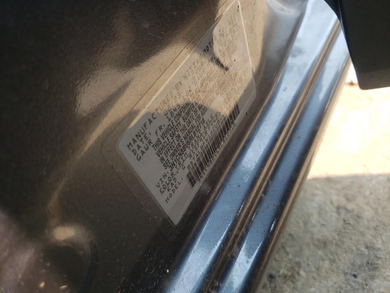2024 NISSAN VERSA S VIN:3N1CN8BV6RL812718