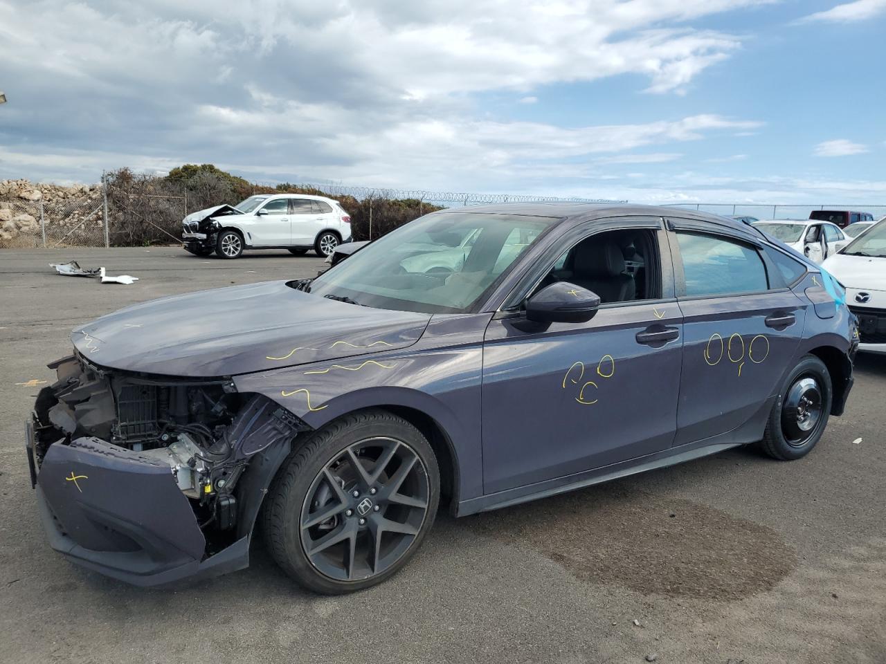 2022 HONDA CIVIC SPORT TOURING VIN:19XFL1H81NE022539