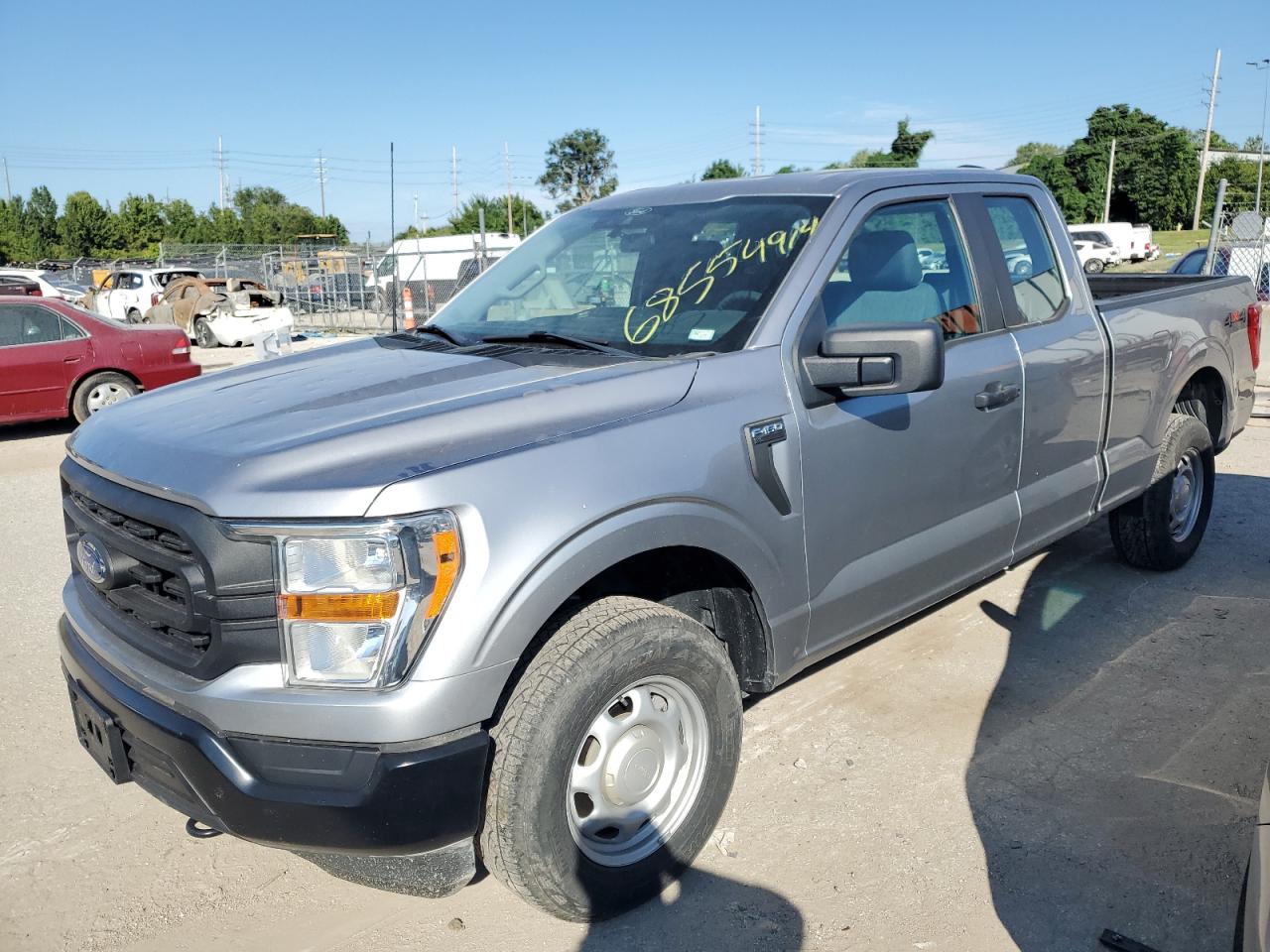 2022 FORD F150 SUPER CAB VIN:1FTEX1EB8NKD09213