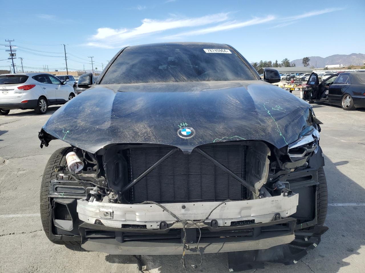 2022 BMW X6 XDRIVE40I VIN:5UXCY6C08N9M72923