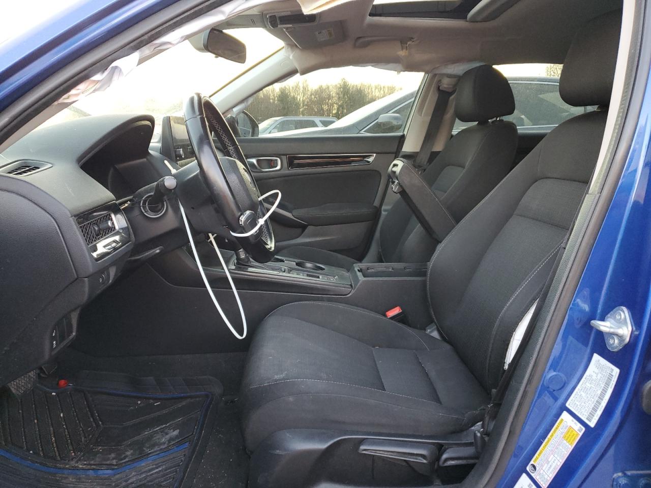 2022 HONDA CIVIC EX VIN:2HGFE1F79NH310691