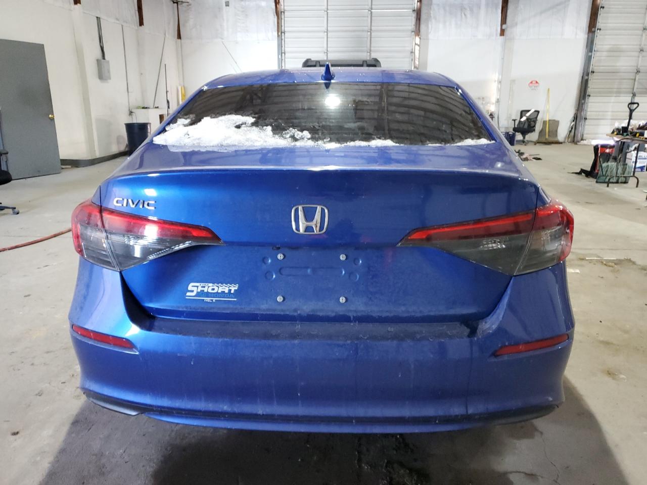 2022 HONDA CIVIC EX VIN:2HGFE1F78NH319091