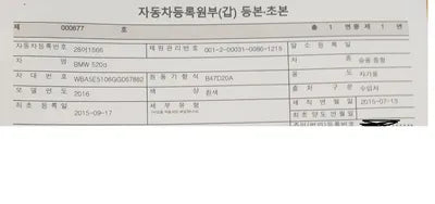 2016 BMW 520 WBA5E5106GG067882 VIN:WBA5E5106GG067882