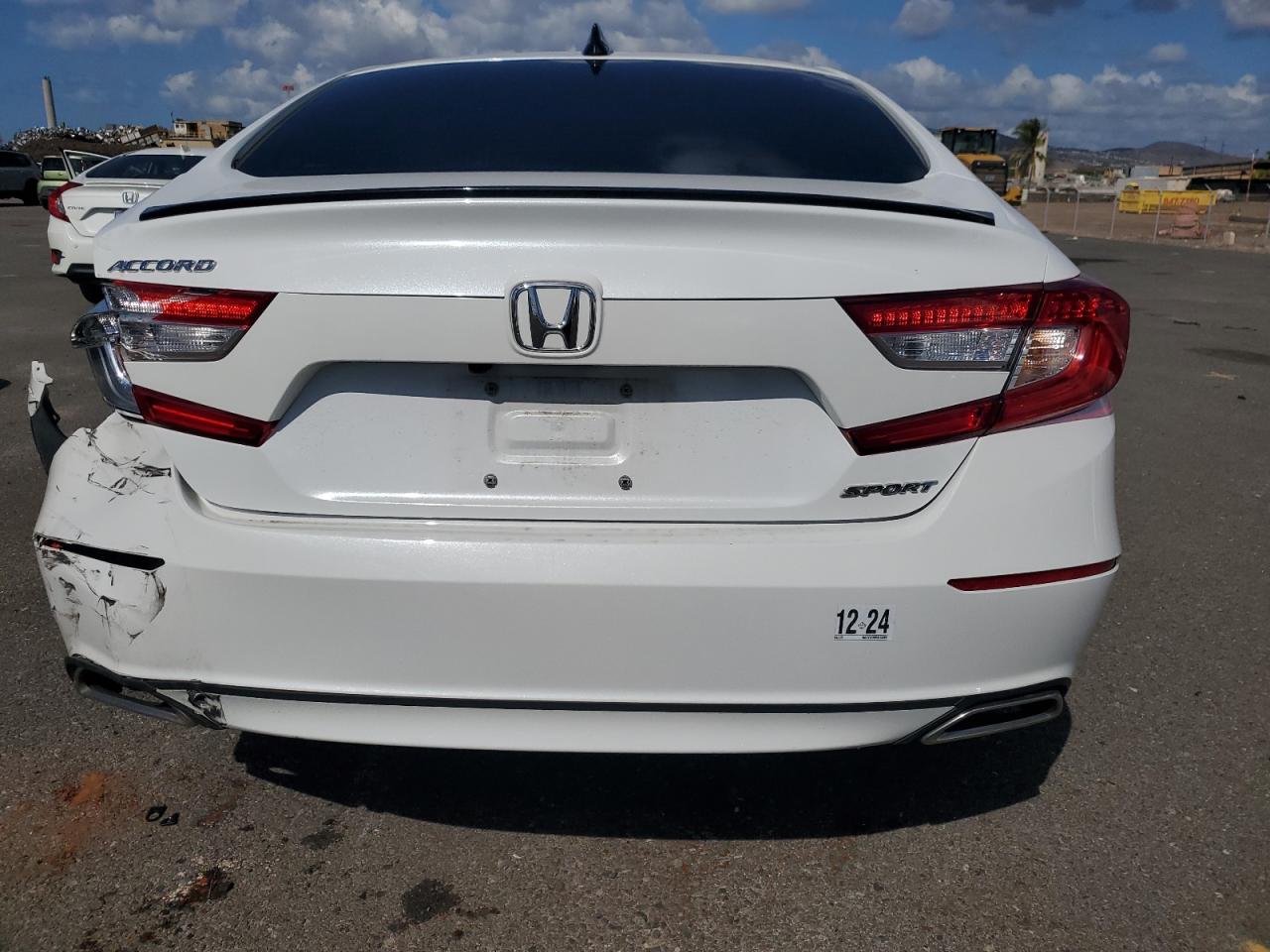 2022 HONDA ACCORD SPORT VIN:1HGCV1F39NA105564