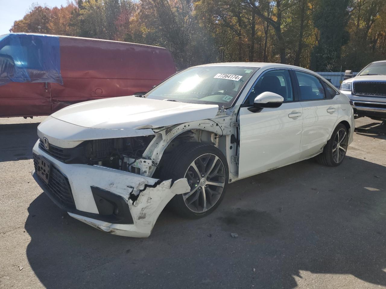 2022 HONDA CIVIC TOURING VIN:2HGFE1F97NH314613