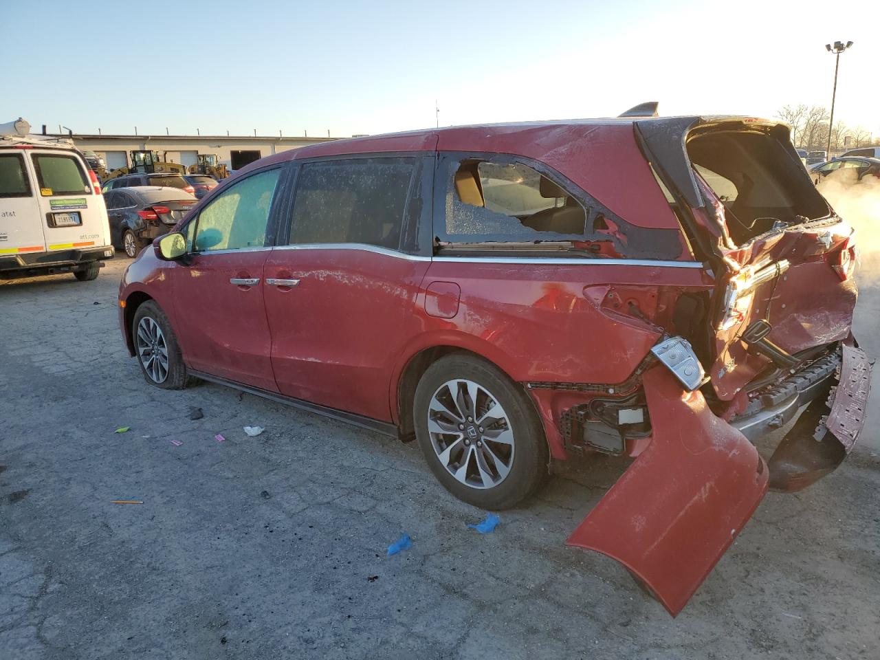 2022 HONDA ODYSSEY EXL VIN:5FNRL6H76NB036142