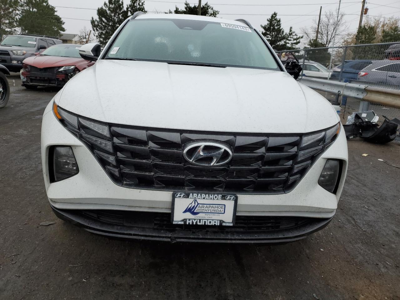2022 HYUNDAI TUCSON SEL VIN:5NMJFCAE8NH113863