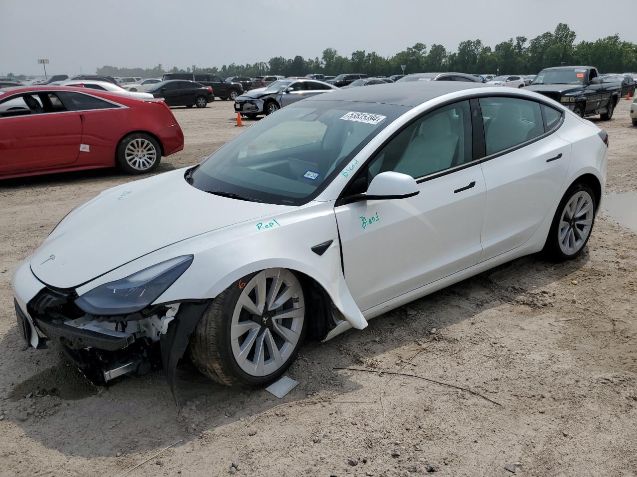 2023 TESLA MODEL 3  VIN:5YJ3E1EA8PF621357