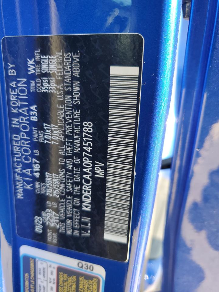 2023 KIA SELTOS EX VIN:KNDERCAA0P7451788