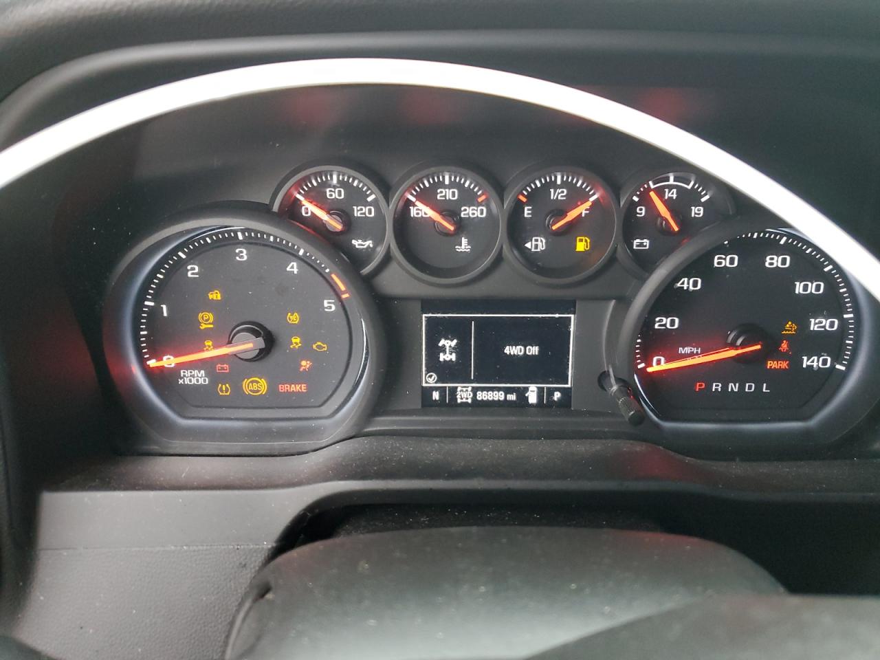 2022 CHEVROLET SILVERADO K2500 CUSTOM VIN:1GC4YMEY1NF104744