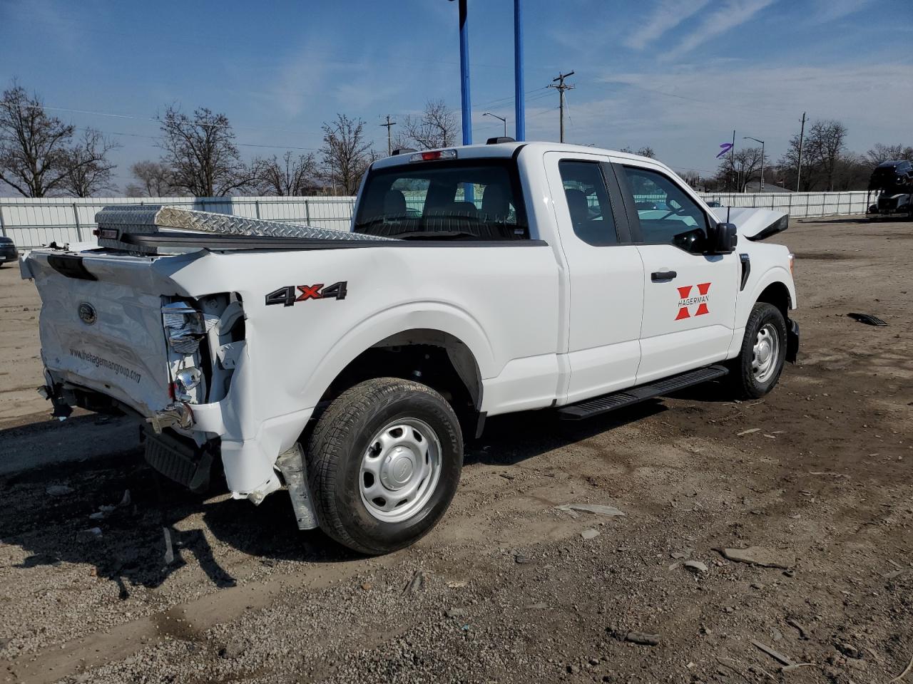 2022 FORD F150 SUPER CAB VIN:1FTFX1E54NKE17973