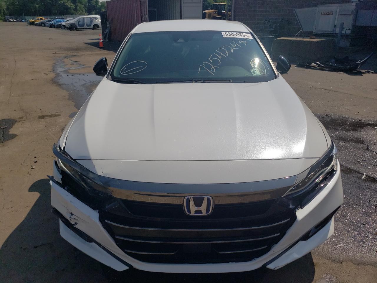 2022 HONDA ACCORD HYBRID SPORT VIN:1HGCV3F28NA034506