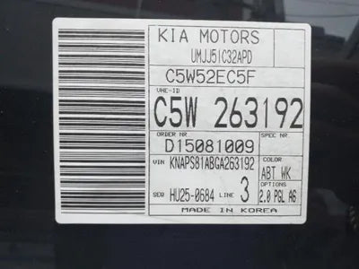 2016 Kia Sorento KNAPS81ABGA263192 VIN:KNAPS81ABGA263192