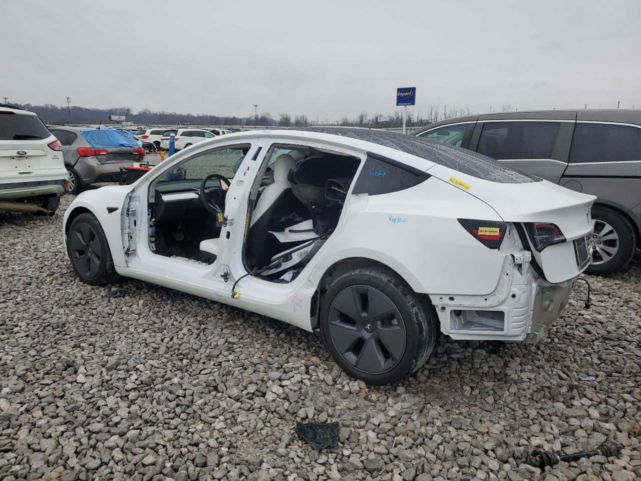 2022 TESLA MODEL 3  VIN:5YJ3E1EB9NF278693
