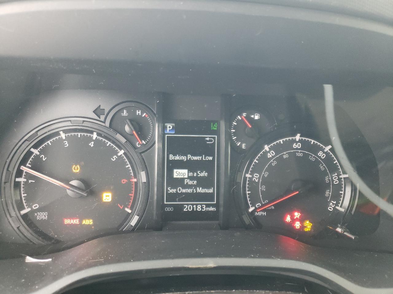 2022 TOYOTA 4RUNNER TRAIL VIN:JTETU5JR2N6079893