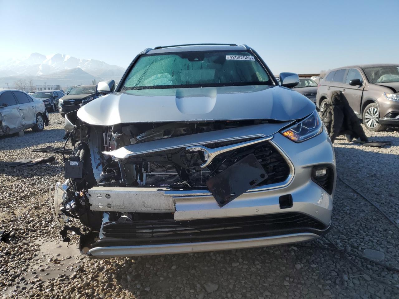 2022 TOYOTA HIGHLANDER HYBRID PLATINUM VIN:5TDEBRCH4NS090490