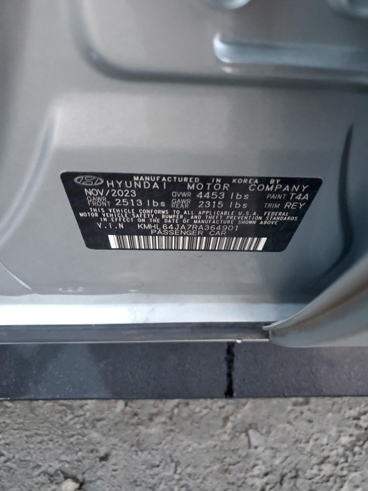 2024 HYUNDAI SONATA SEL VIN:KMHL64JA7RA364901