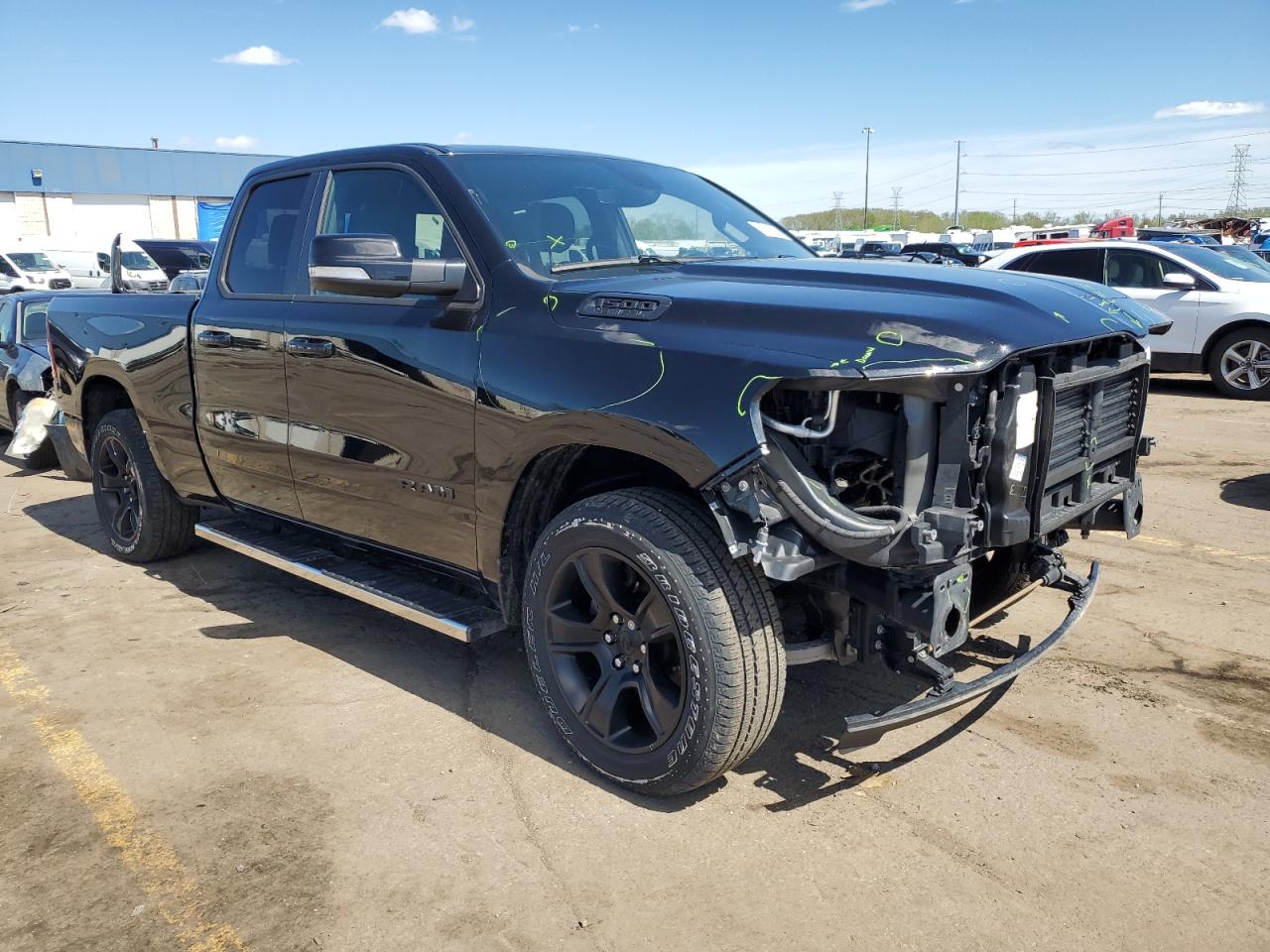 2022 RAM 1500 BIG HORN/LONE STAR VIN:1C6RREBT2NN442393