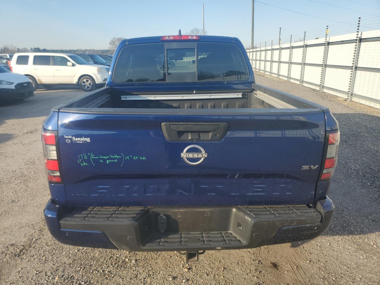 2022 NISSAN FRONTIER S VIN:1N6ED1EJ1NN612636