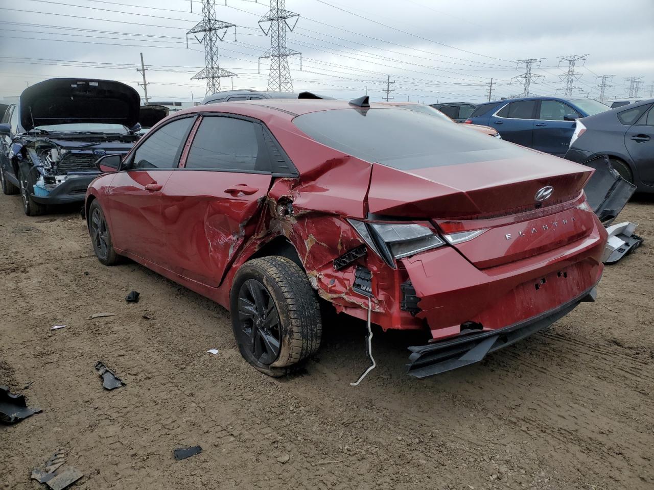 2023 HYUNDAI ELANTRA SEL VIN:KMHLM4AG1PU593452