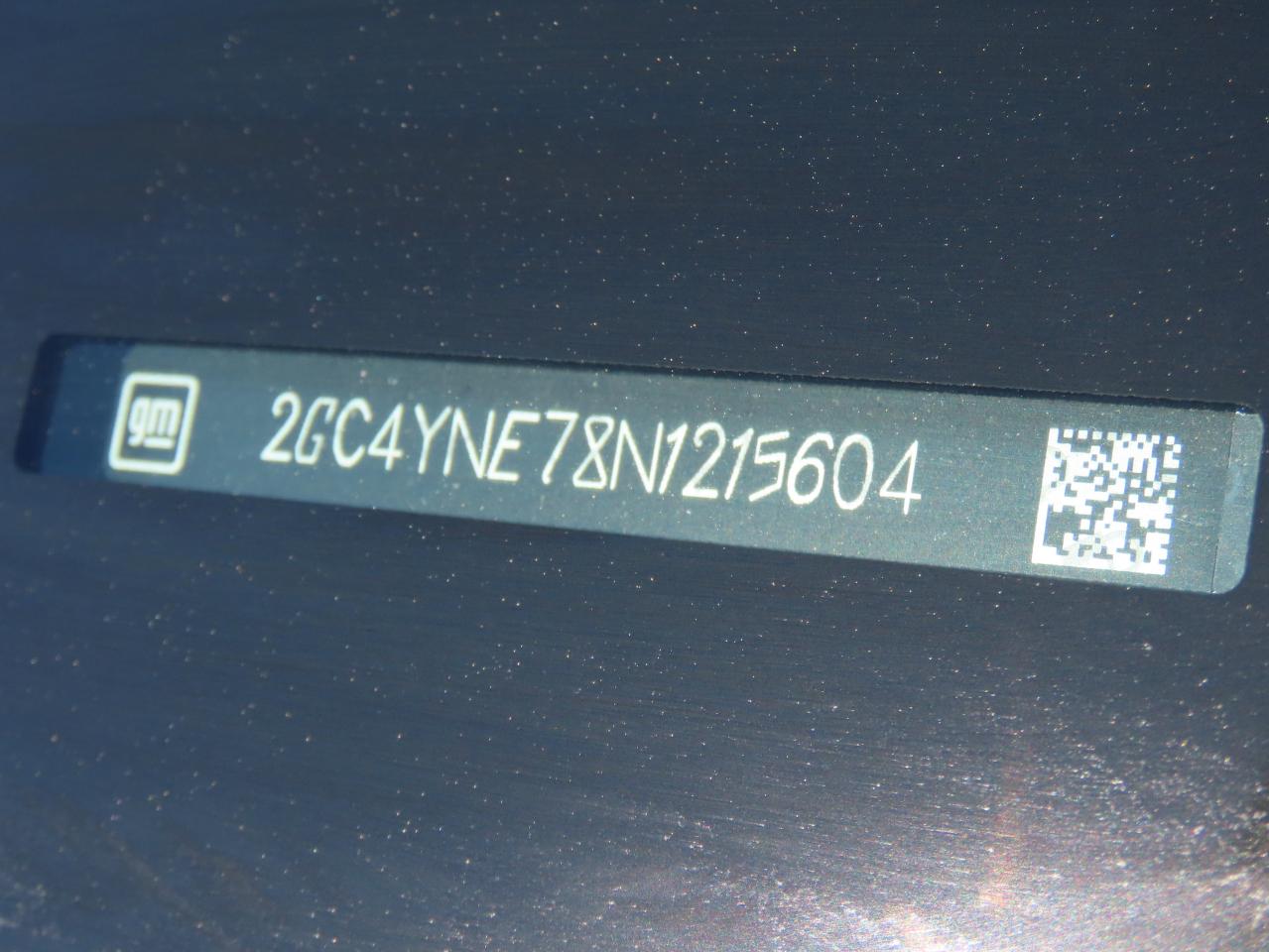 2022 CHEVROLET SILVERADO K2500 HEAVY DUTY LT VIN:2GC4YNE78N1215604