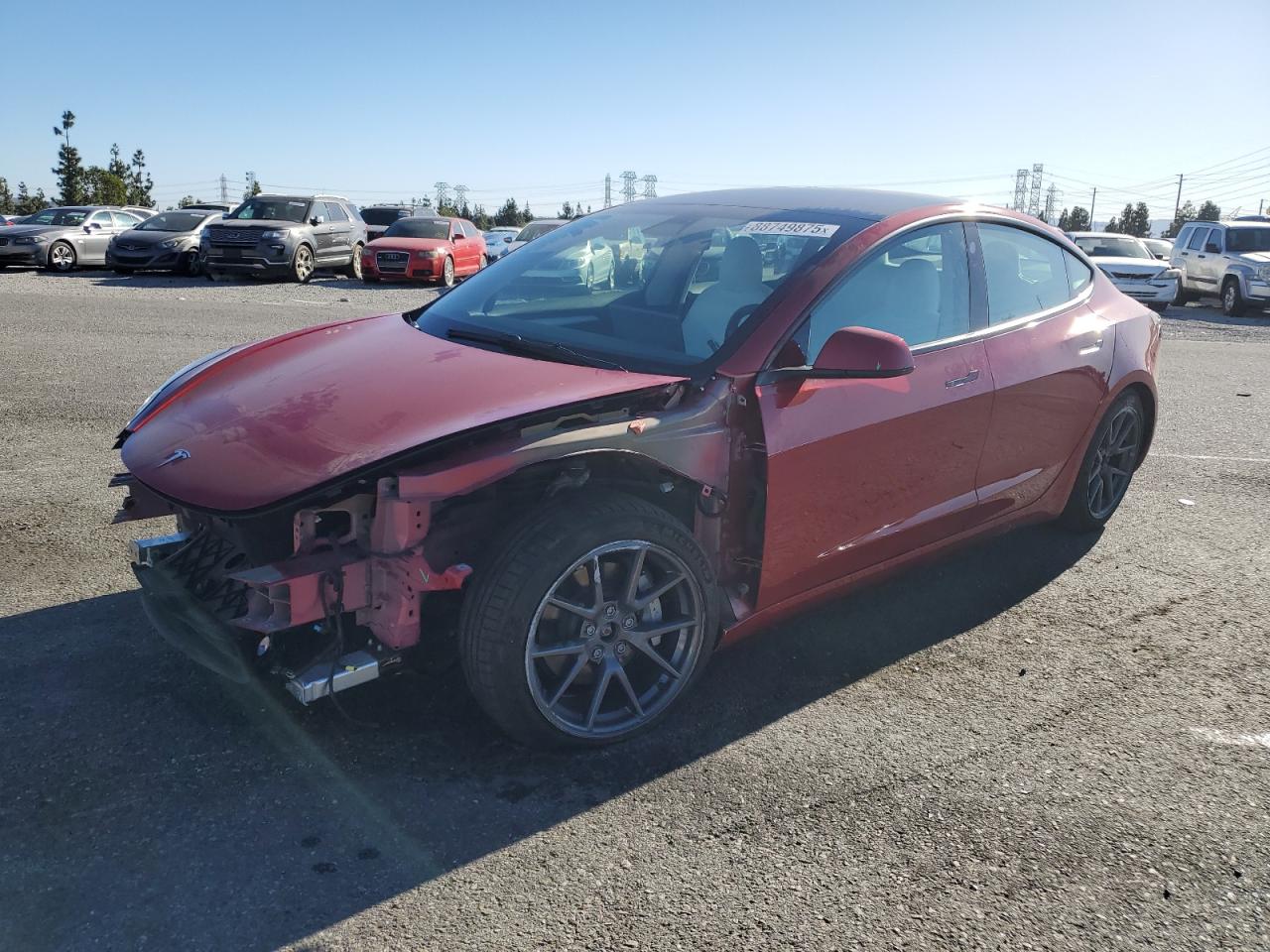 2022 TESLA MODEL 3  VIN:5YJ3E1EB0NF137933