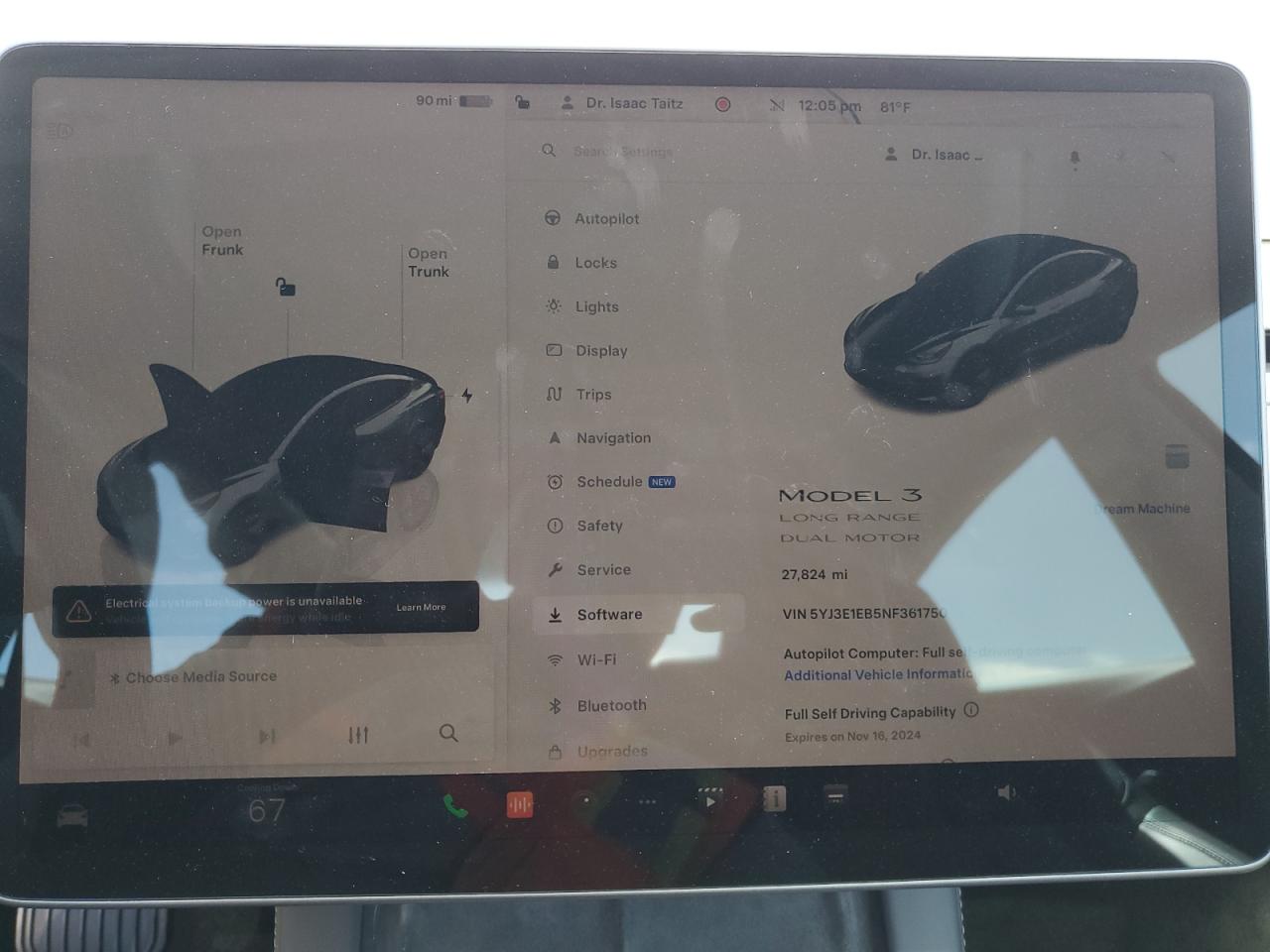 2022 TESLA MODEL 3  VIN:5YJ3E1EB5NF361750
