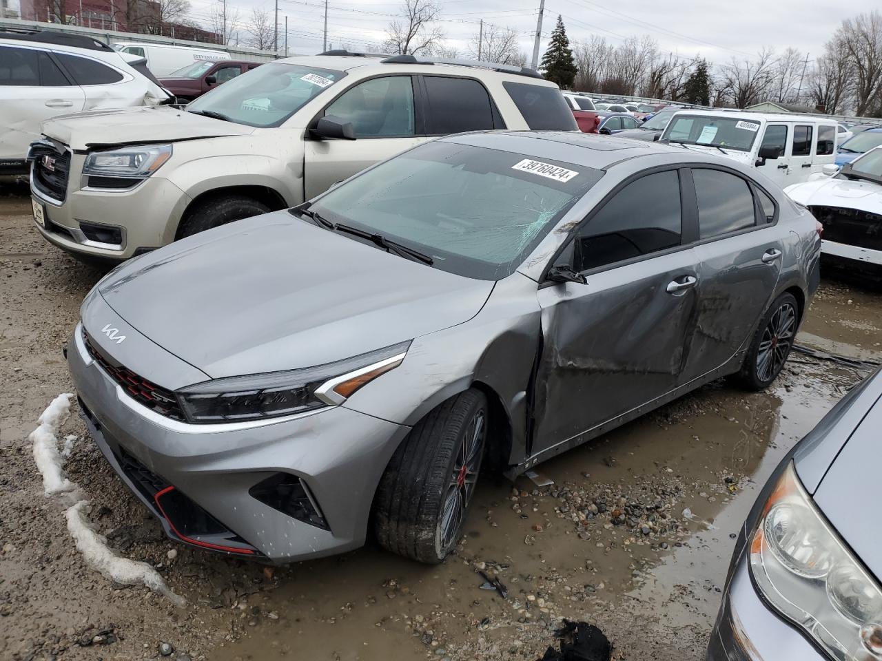 2022 KIA FORTE GT VIN:3KPF44AC9NE424872