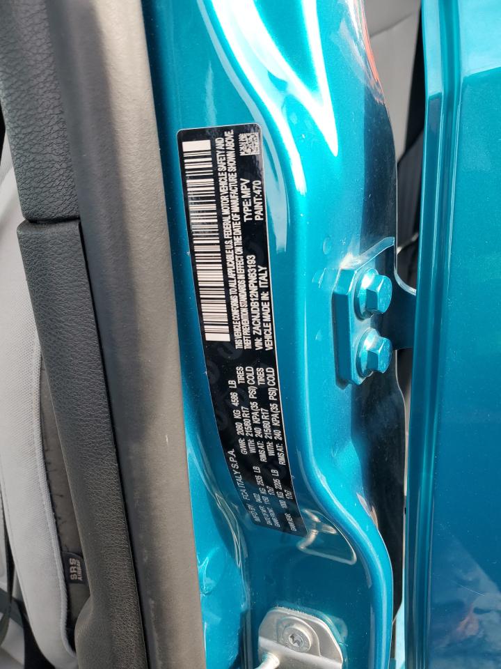 2022 JEEP RENEGADE LATITUDE VIN:ZACNJDB12NPN63193