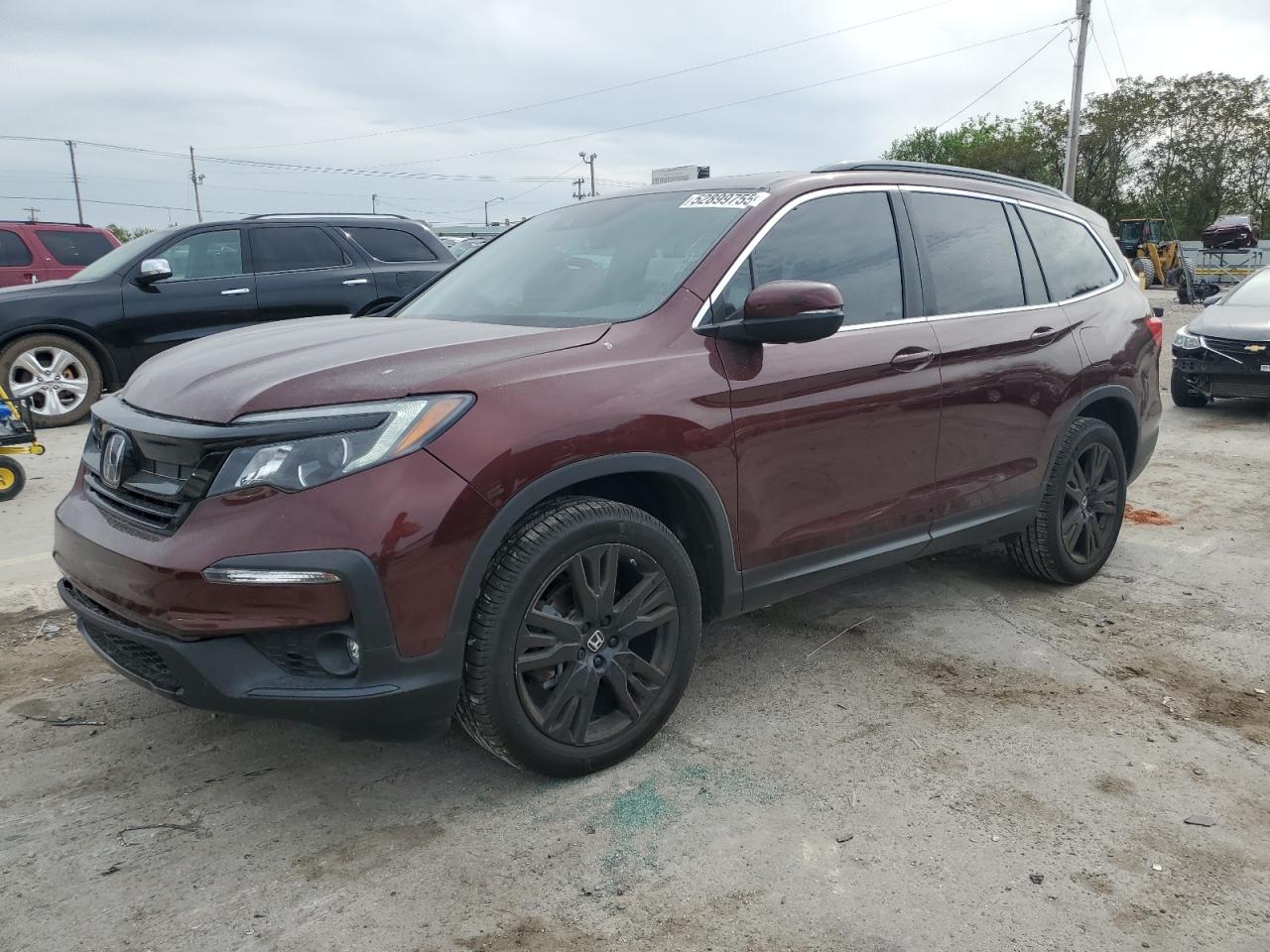 2022 HONDA PILOT SE VIN:5FNYF6H26NB084442