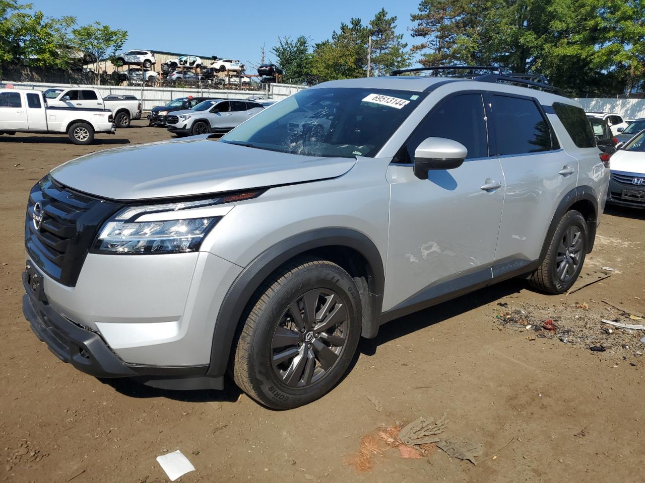 2022 NISSAN PATHFINDER SV VIN:5N1DR3BD8NC213806