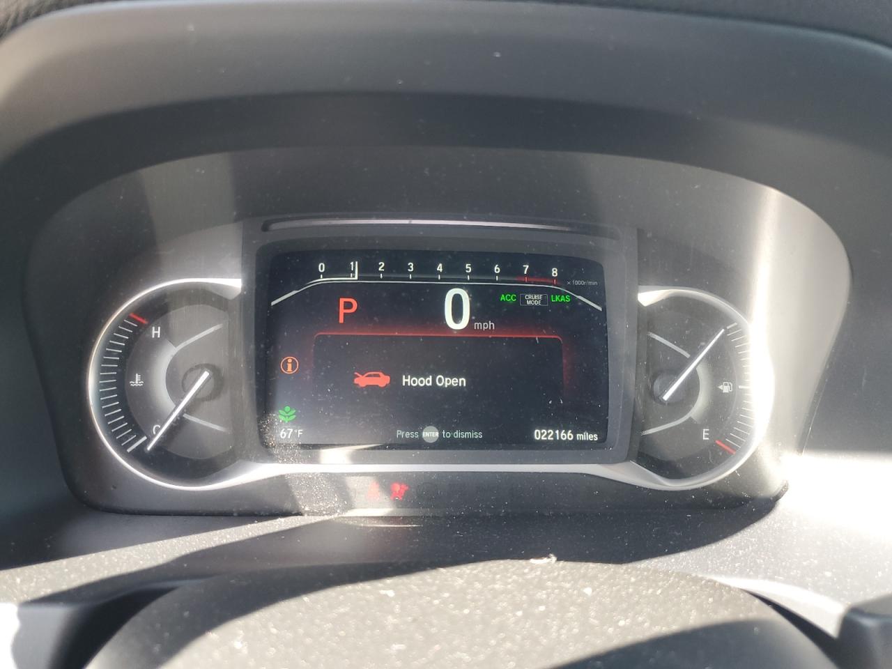 2022 HONDA PASSPORT ELITE VIN:5FNYF8H02NB013166