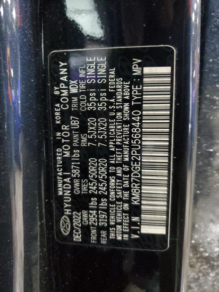 2023 HYUNDAI PALISADE CALLIGRAPHY VIN:KM8R7DGE2PU568440