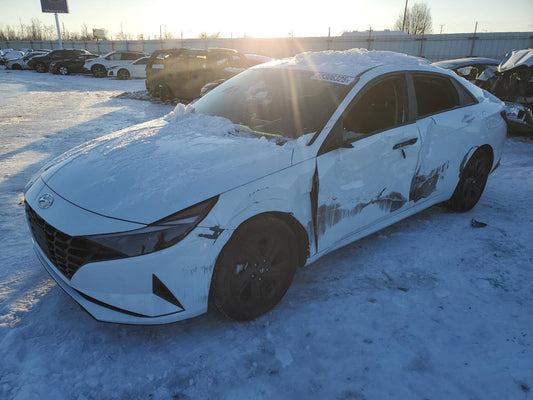 2022 HYUNDAI ELANTRA BLUE VIN:KMHLM4AJXNU020610