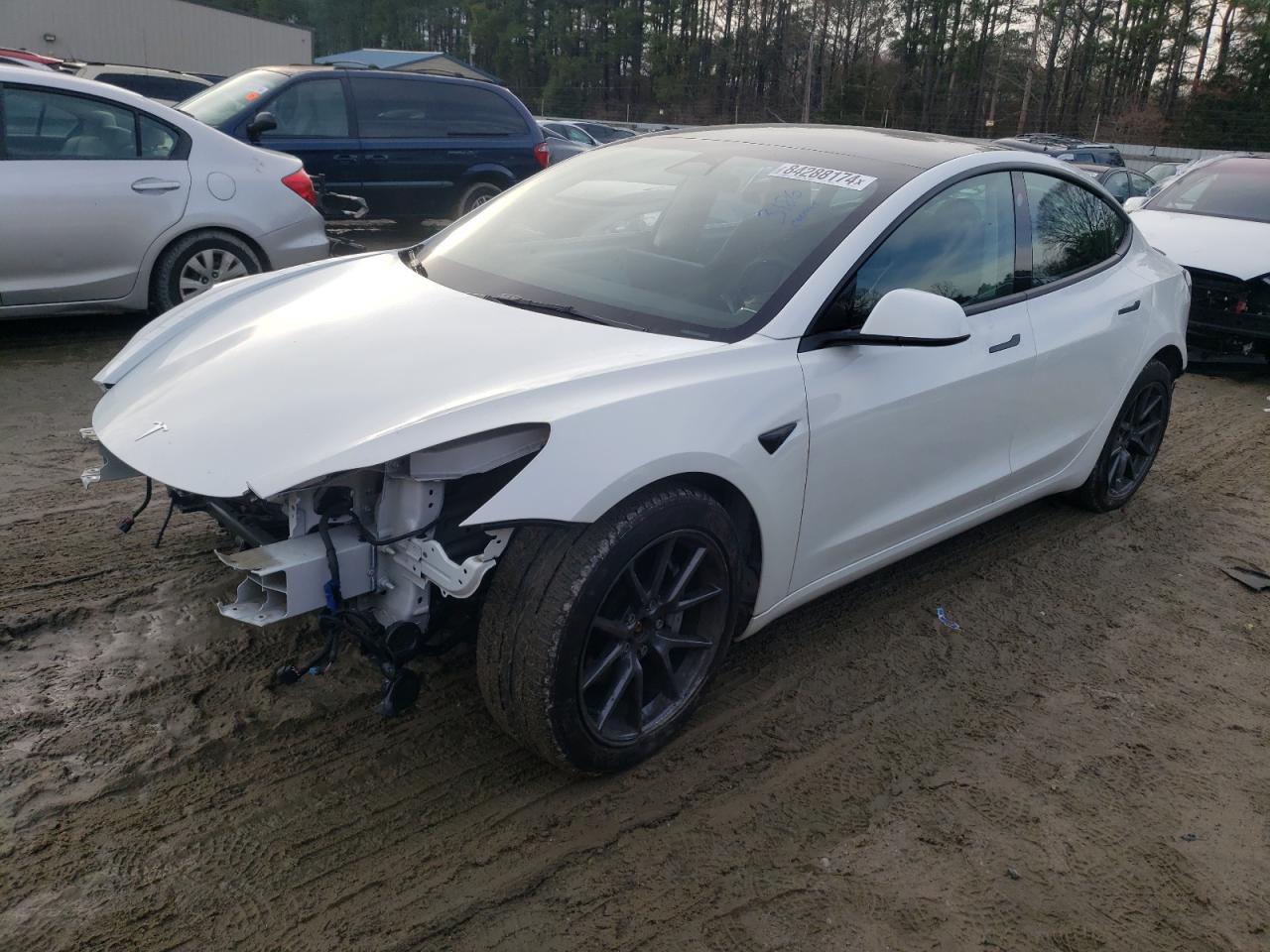 2022 TESLA MODEL 3  VIN:5YJ3E1EB8NF169741