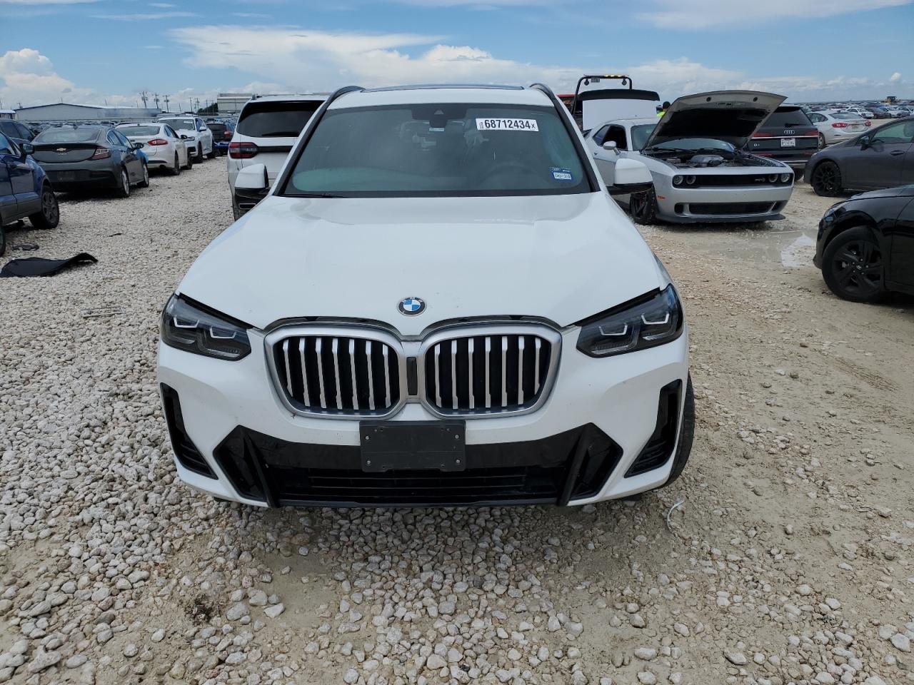 2022 BMW X3 SDRIVE30I VIN:5UX43DP00N9N22683