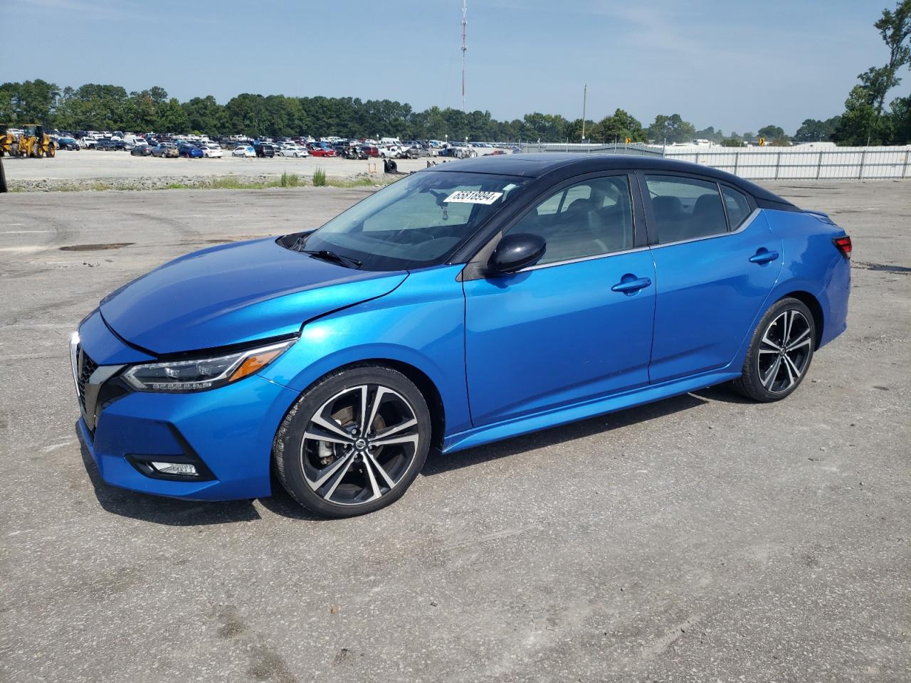 2022 NISSAN SENTRA SR VIN:3N1AB8DV1NY255274