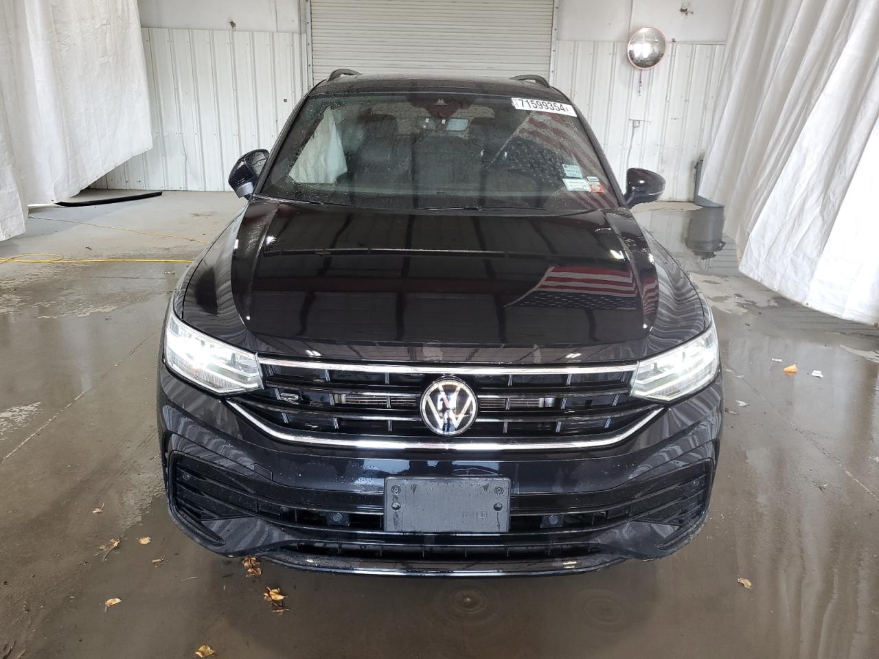 2022 VOLKSWAGEN TIGUAN SE R-LINE BLACK VIN:3VV8B7AX2NM106795