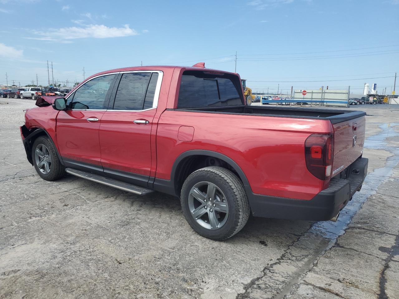 2022 HONDA RIDGELINE RTL VIN:5FPYK3F7XNB036734